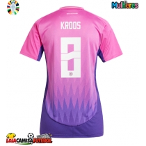 Camisa de Futebol Alemanha Toni Kroos #8 Equipamento Secundário Mulheres Europeu 2024 Manga Curta
